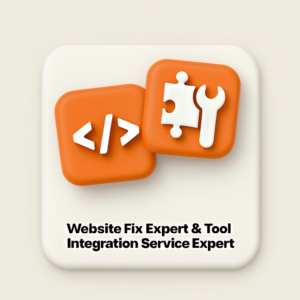 Website Fix Expert & Tool Integration Service Expert